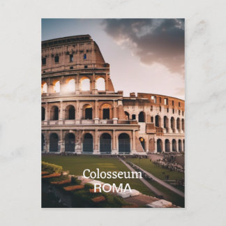 Cartão Postal Colosseum: A Maravilha Majestosa de Roma