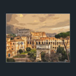 Cartão Postal Colosseum Coliseum Itália Roma #<br><div class="desc">O Coliseu é um anfiteatro oval no centro da cidade de Roma,  Itália.</div>