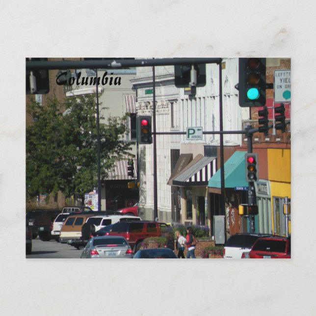Cartão Postal Colúmbia (Frente)
