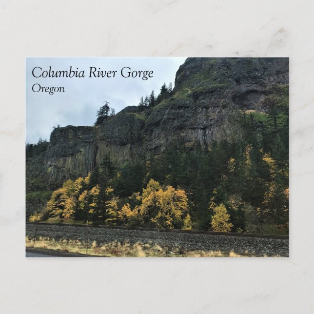 Cartão Postal Columbia River Gorge, Oregon Postcard (Frente)
