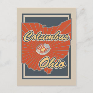 Cartão Postal Columbus, Cartão-postal de Ohio - Cartão-postal Vi