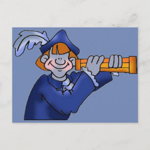 Cartão Postal Columbus com Espirampo