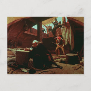 Cartão Postal Columbus in Chains, 1863