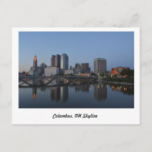 Cartão Postal Columbus, Oh Skyline