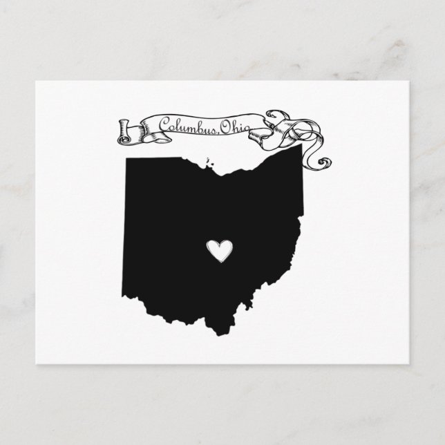Cartão Postal Columbus Ohio (Frente)