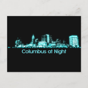 Cartão Postal Columbus Skyline