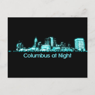 Cartão Postal Columbus Skyline