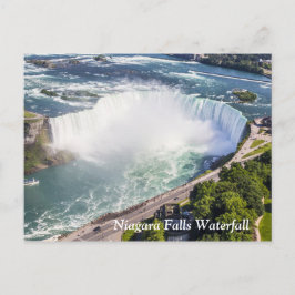 Cartão Postal Coluna de ferradura de Niagara Cai Cágua no Canadá