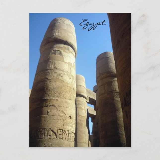 Cartão Postal coluna de karnak (Frente)