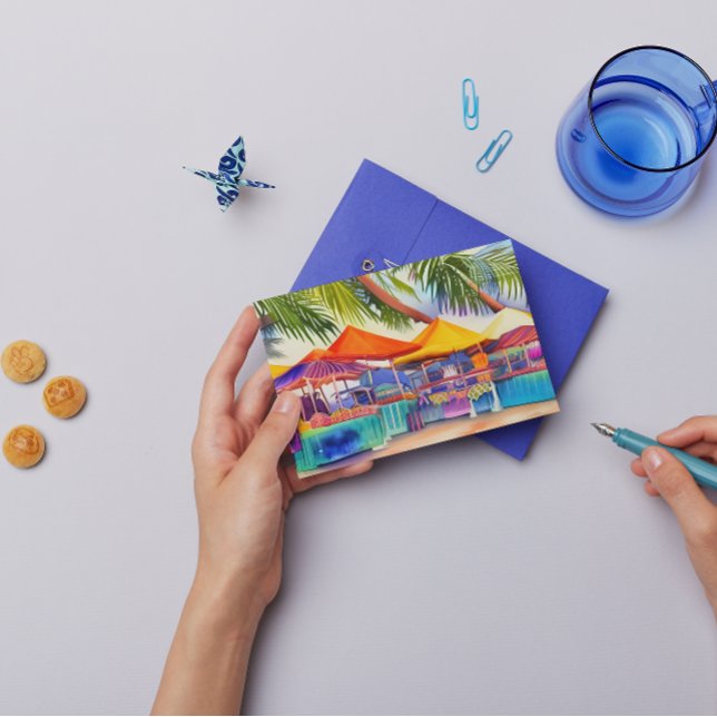 Cartão Postal Coluna de Mercado Frente de Abertura (Criador carregado)