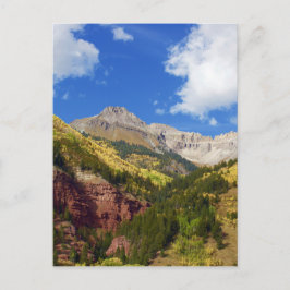 Cartão Postal Colunas do outono de Telluride Valley