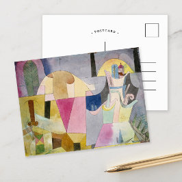 Cartão Postal Colunas Negras em uma Paisagem | Paul Klee