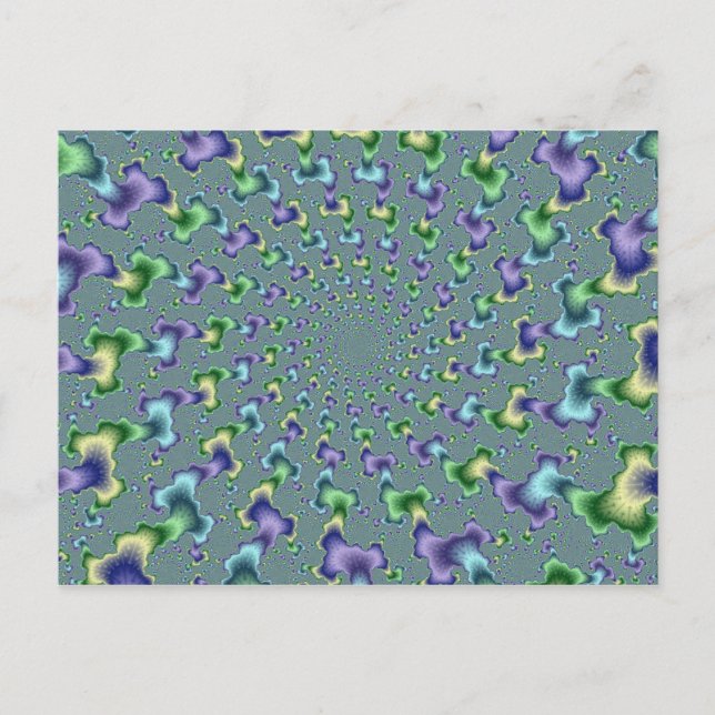 Cartão Postal Colunas Pedais - Fractal (Frente)