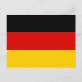 Cartão postal com a bandeira da Alemanha