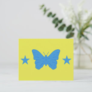 Cartão postal com a Bandeira de Bady Bassitt, Bras