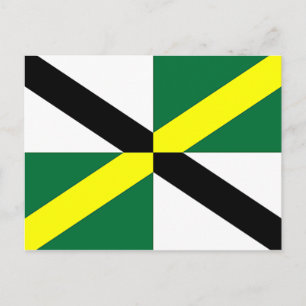 Cartão postal com a bandeira de Monterey, Califó