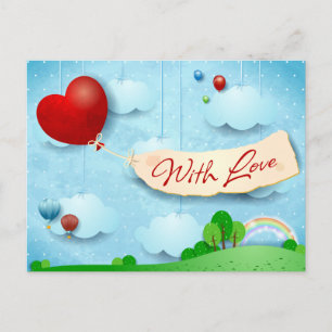 Cartão Postal Com Amor