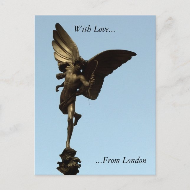 Cartão Postal Com Amor De Londres (Frente)