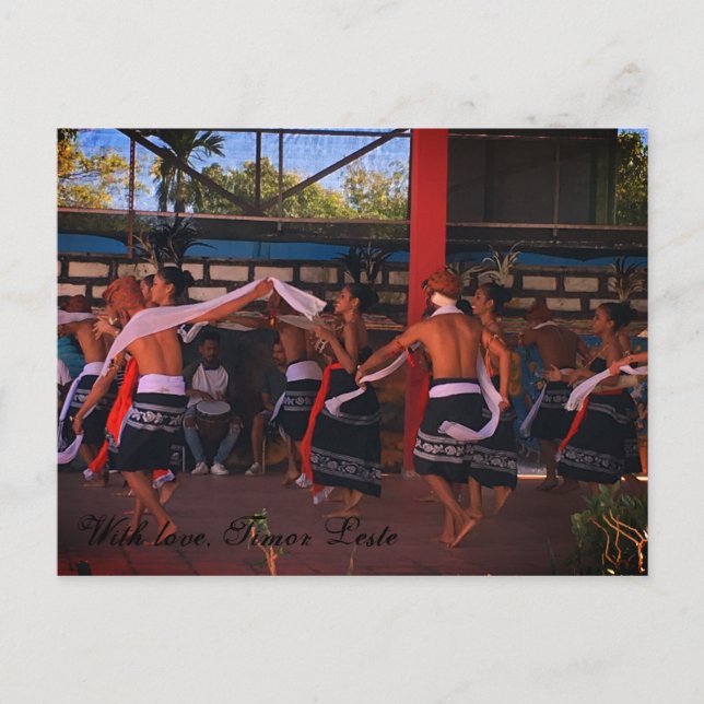Cartão Postal Com amor, Timor-Leste (Frente)