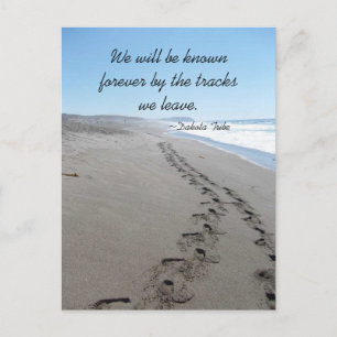 Cartão Postal com Citação da Tribo Dakota