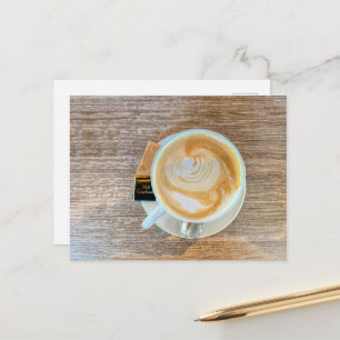 Cartão Postal Com Cumprimentos, Café