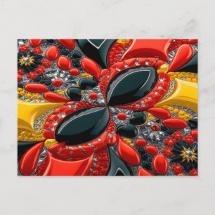 Cartão postal com design de cores da Alemanha