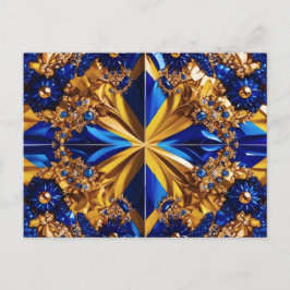 Cartão postal com design de cores da Suécia