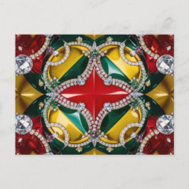 Cartão postal com design de cores de Los Angeles