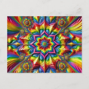 Cartão postal com Design de Cores LGBTQ