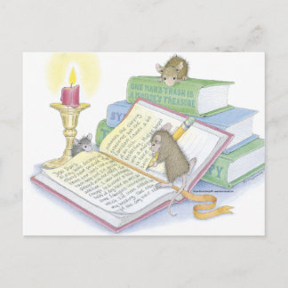 Cartão postal com Designs de mouse doméstico®