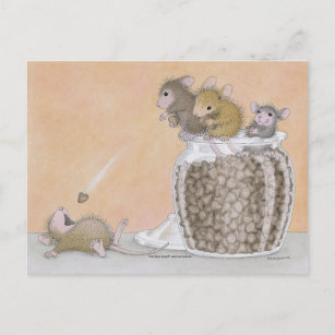 Cartão postal com Designs de mouse doméstico®