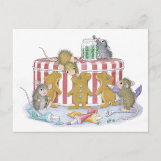 Cartão postal com Designs de mouse doméstico®