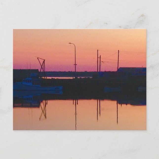 Cartão postal com envelope branco, sunset (Frente)