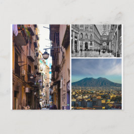 Cartão postal com fotos em Nápoles 3