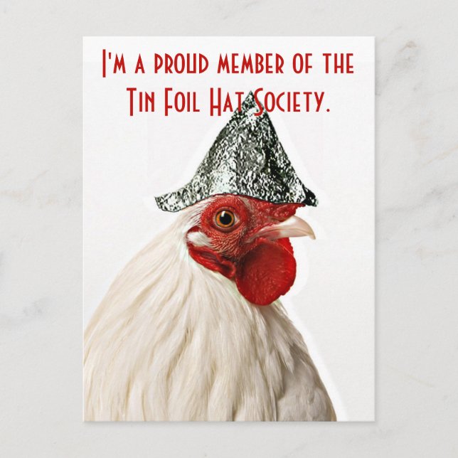 cartão postal com frango (Frente)