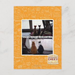 Cartão Postal Com grosso e fino