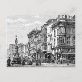 Cartão postal com imagem antiga de São Francisco