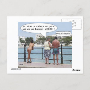 Cartão Postal com Imagens no verso e reverso