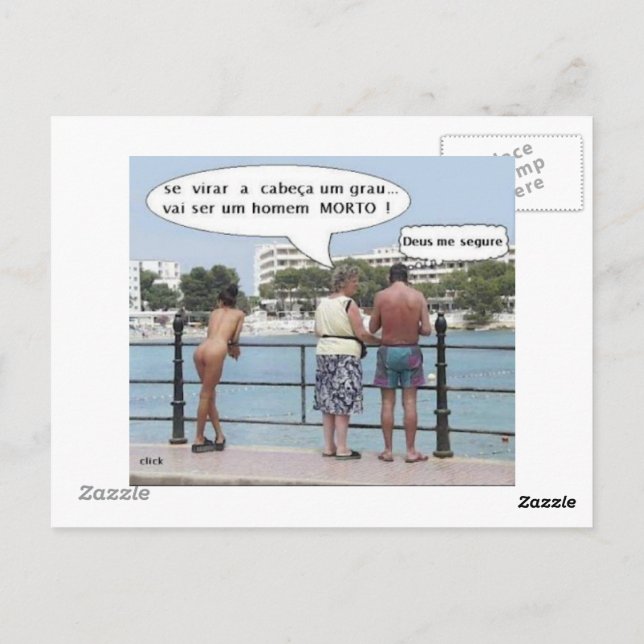 Cartão Postal com Imagens no verso e reverso (Verso)