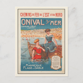 Cartão postal com Impressão de Verão da França