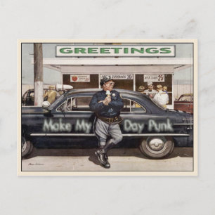 Cartão postal com Legal Ilustração de Polpa Vintag