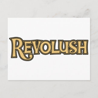 Cartão postal com logotipo clássico da Revolush