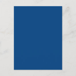 Cartão Postal Com Nada Nele, Exceto Cor - Azul Real
