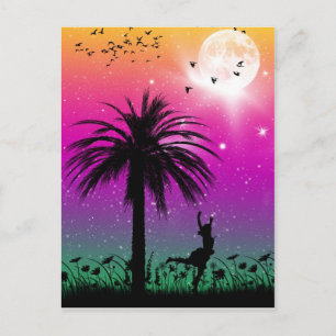 Cartão Postal Com o Cartão-postal de Aves