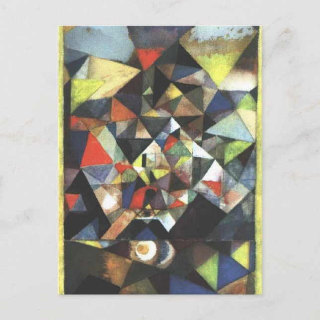 Cartão Postal Com o Ovo de Paul Klee (Frente)