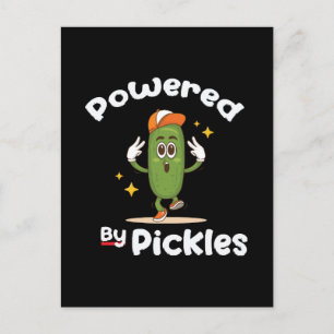 Cartão Postal Com Poder de Picles Comida Picles Engraçado