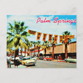 Cartão postal com Primaveras de Palma Vintage 1950