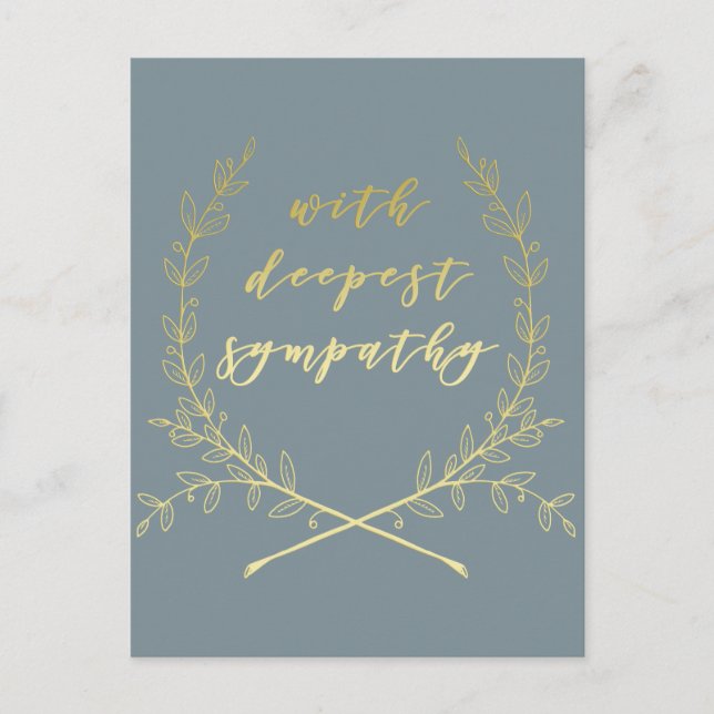 Cartão postal com profunda simpatia (Frente)