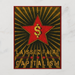 Cartão postal com saudações do capitalismo de L
