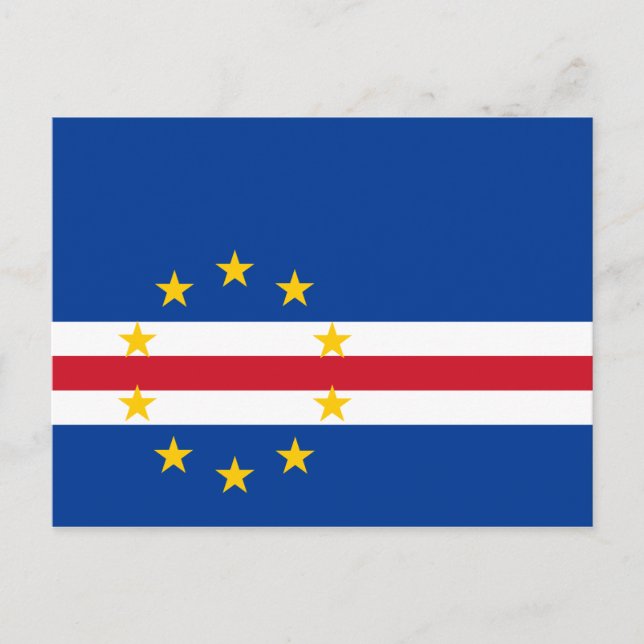 Cartão postal com Sinalizador Cabo Verde (Frente)